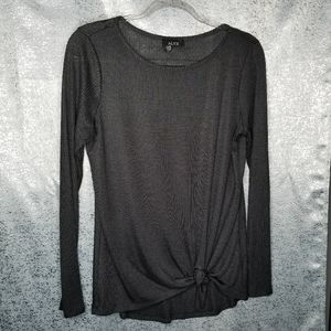 Women's Alyx Black Sheer Long Sleeve Black